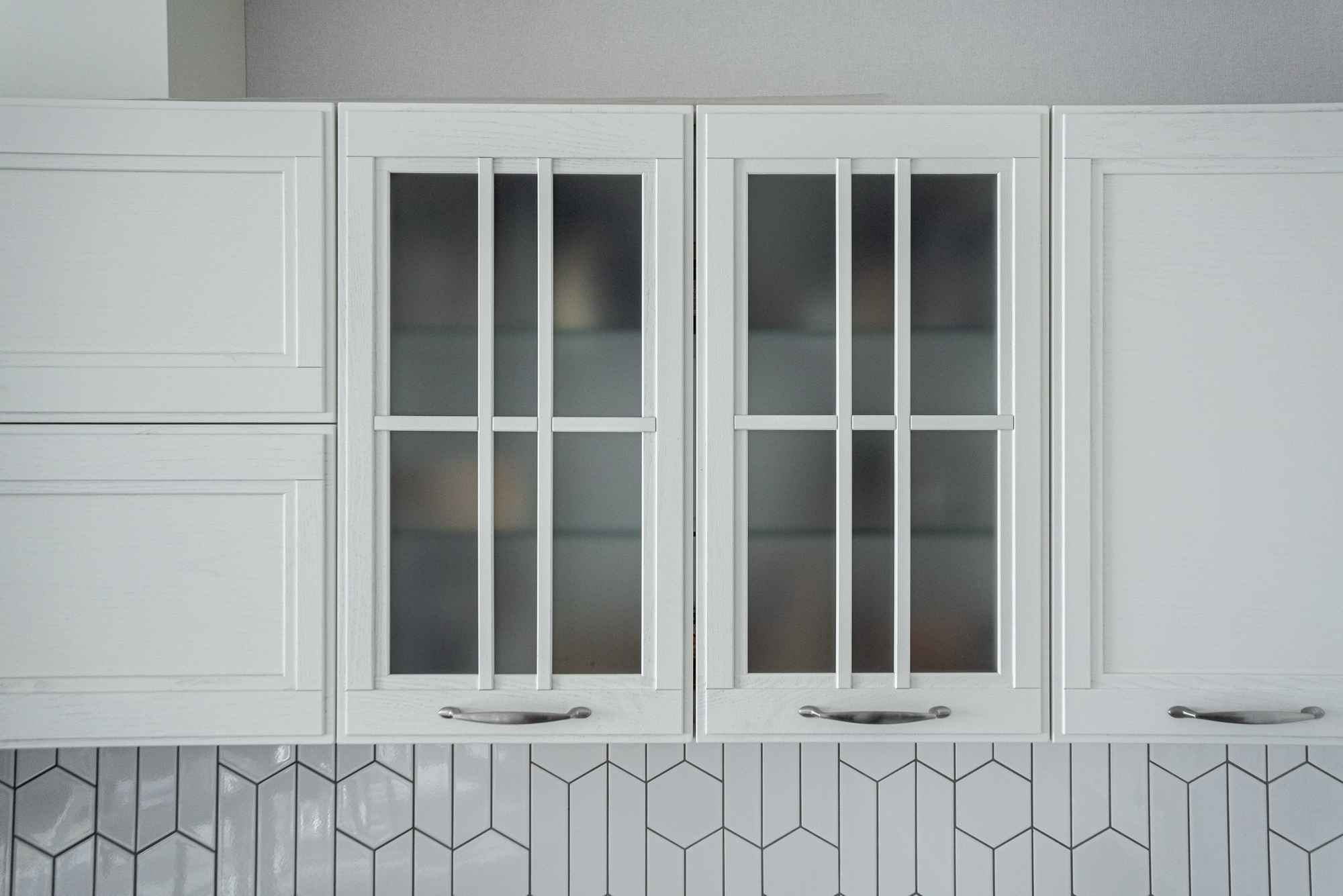 Угловая кухня Фреда фабрики GeosIdeal - фото в интерьере (пр-т. Дзержинского) ★ Кухни на заказ в Воронеже