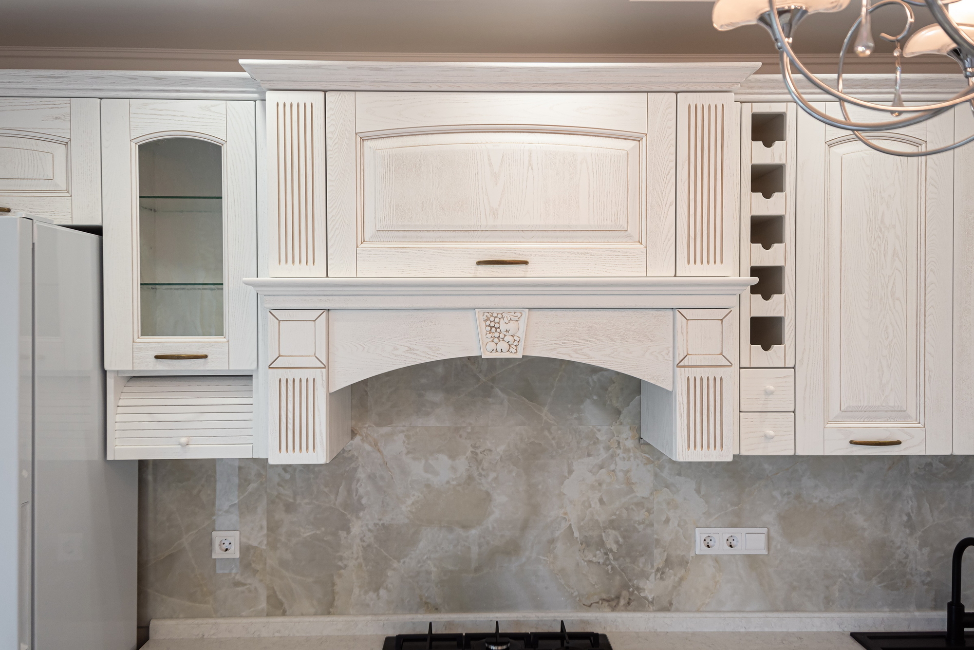 Кухня Леда фабрики GeosIdeal - фото в интерьере ★ Кухни на заказ в Воронеже