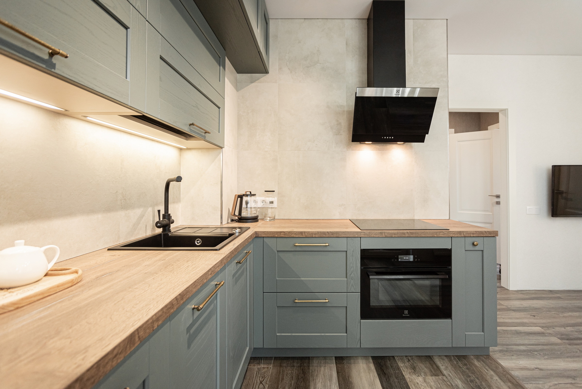 Кухня Дамиана фабрики GeosIdeal - фото в интерьере ★ Кухни на заказ в Воронеже