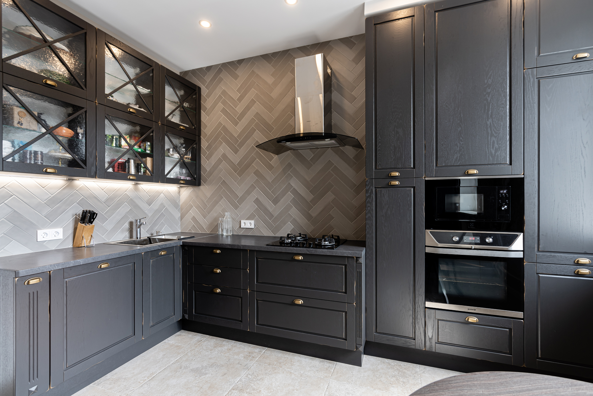 Кухня Эри фабрики GeosIdeal - фото в интерьере ★ Кухни на заказ в Воронеже